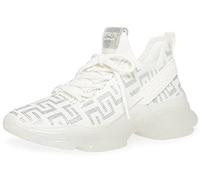 Steve Madden Women's Maxima Sneaker, Blanc argenté, 39 EU