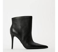 Steve Madden Women's Sentinel Ankle Heeled Boots Cuir noir 7 (40) Female