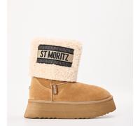 Steve Madden Women's St. Moritz Snug Boots Châtaigne 7 (40) Female