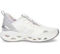 Steve Madden Women's Surge Low-Top Trainers Blanc/Argenté 5 (38) Female