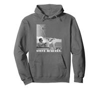 Steve McQueen_022 Sweat à Capuche, Unisexe pour Adultes, Asphalte, XXL