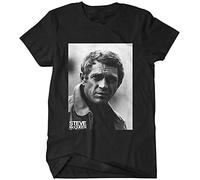 Steve McQueen T-Shirt Film Le Mans Blob Mr Cool Bullitt Cult Fun Racing Black L