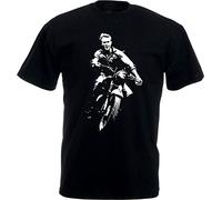 Steve Mcqueen The Great Escape T-Shirt Brit Film Men's Fashion T-Shirt Black XXL
