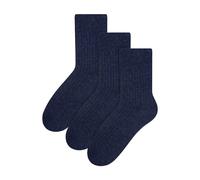 Steven - 3 Paires Femme Chaussettes Laine Mi-mollet Respirant Chaudes
