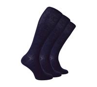 Steven - 3 Paires Homme Chaussettes Merinos Laine Hautes | Rembourrées Tricotes