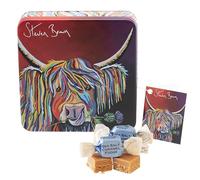 Steven Brown Lizzie McCoo tin of salted caramel fudge
