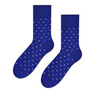 STEVEN Chaussettes classiques élégantes avec motif coulissant pour homme, mi-mollet, bleu marine, EU39-41/UK6-7,5 - - 44-47