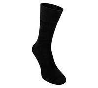 STEVEN - Chaussettes Homme Sans Couture en Bambou | Douces Respirantes et Non Compressives | Confort Sensoriel (43-45, Noir)