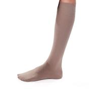 STEVEN Chaussettes pour filles et femmes I Coton extra fin peigné I Chaussettes mi-hautes I Décontractées ou formelles I Chaussettes longues universelles I Large gamme de tailles EU26 - EU40, beige