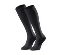 STEVEN Chaussettes pour filles et femmes I Coton extra fin peigné I Chaussettes mi-hautes I Décontractées ou formelles I Chaussettes longues universelles I Large gamme de tailles EU26 - EU40, graphite