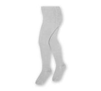 STEVEN Collants en coton uni et lisse pour enfants Hauteur 68 cm-158 cm/Parfait pour les journées plus fraîches/Opaque/Collants pour enfants/Unisexe/Âge 0-11/Gris clair/104 cm-110 cm