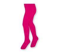 STEVEN Collants en coton uni et lisse pour enfants/Hauteur 68 cm-158 cm/Parfait pour les journées plus fraîches/Opaque/Collants pour enfants/Unisexe/Âges 0-11/Rose foncé/92 cm-98 cm