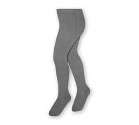 STEVEN Collants en coton uni et lisse pour enfants/Hauteur 68 cm-158 cm/Parfait pour les journées plus fraîches/Opaque/Collants pour enfants/Unisexe/Âges 0-11/Gris/92cm-98cm
