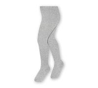 STEVEN Collants en coton uni et lisse pour enfants/Hauteur 68 cm-158 cm/Parfait pour les journées plus fraîches/Opaque/Collants pour enfants/Unisexe/Âges 0-11/Gris clair chiné/140 cm-146 cm