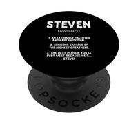 Steven Definition Funny Talented Great Steve Cosplay Stevens PopSockets PopGrip Adhésif