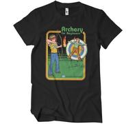 Steven Rhodes Archery for Beginners T-shirt Blanc, Noir , XXL