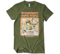 Steven Rhodes Cure for Stupid People T-shirt bleu marine, olive, XL