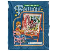 Steven Rhodes Express Your Feelings Plaid Ultra Doux au Toucher Soyeux - 152 x 127 cm