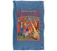 Steven Rhodes Here Comes The Apocalypse Plaid Ultra Doux au Toucher Soyeux - 91 x 147 cm