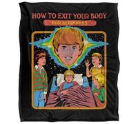 Steven Rhodes How to Exit Your Body Plaid Ultra Doux au Toucher Soyeux - 152 x 127 cm