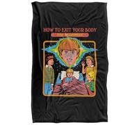 Steven Rhodes How to Exit Your Body Plaid Ultra Doux au Toucher Soyeux - 91 x 147 cm