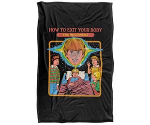 Steven Rhodes How to Exit Your Body Plaid Ultra Doux au Toucher Soyeux - 91 x 147 cm