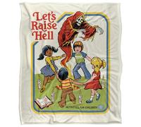 Steven Rhodes Lets Raise Hell Plaid Ultra Doux au Toucher Soyeux - 152 x 127 cm