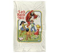 Steven Rhodes Lets Raise Hell Plaid Ultra Doux au Toucher Soyeux - 91 x 147 cm