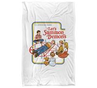 Steven Rhodes Lets Summon Demons Plaid Ultra Doux au Toucher Soyeux - 91 x 147 cm