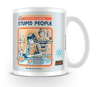 Steven Rhodes Mug en céramique 11oz/315ml - Let's find A Cure For Stupid People