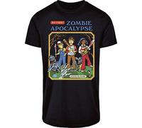 Steven Rhodes My First Zombie Apocalypse Homme T-Shirt Manches Courtes Noir L