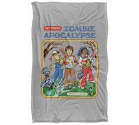 Steven Rhodes My First Zombie Apocalypse Plaid Ultra Doux au Toucher Soyeux - 91 x 147 cm