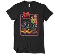 Steven Rhodes Officiellement sous Licence Hell Cats - A Definitive Guide T-Shirt pour Hommes (Noir), Medium