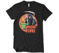 Steven Rhodes Officiellement sous Licence High Five T-Shirt pour Hommes (Noir), Medium