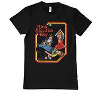 Steven Rhodes Officiellement sous Licence Let's Sacrifice Toby Hommes T-Shirt (Noir), Medium