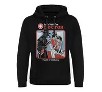 Steven Rhodes Officiellement sous Licence Let's Visit The Doctor Epic Sweat À Capuche (Noir), XX-Large