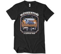 Steven Rhodes Officiellement sous Licence Manifesting A Little Nap Hommes T-Shirt (Noir), Medium