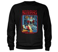Steven Rhodes Officiellement sous Licence Santa Sees You Sweat-Shirt (Noir), Large