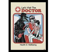 Steven Rhodes - Poster encadré "Lets Visit The Doctor" PM9800 (40 cm x 30 cm) (Coloré)