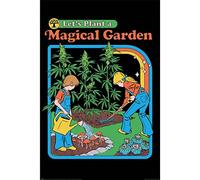 Steven Rhodes Poster Let's Plant A Magical Garden