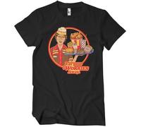 Steven Rhodes T-shirt « Eat Your Worries Away » - Doré, Noir , XXL