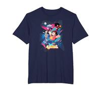 Steven Universe Group Shot T-Shirt, Homme Grandes Tailles, Bleu Marine, 4X Tall