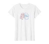 Steven Universe Ruby Sapphire Sketch T-Shirt, Femme, Blanc, S