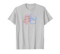 Steven Universe Ruby Sapphire Sketch T-Shirt, Homme, Argent, S