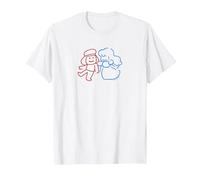 Steven Universe Ruby Sapphire Sketch T-Shirt, Homme, Blanc, S
