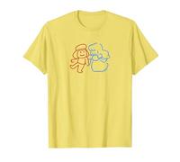 Steven Universe Ruby Sapphire Sketch T-Shirt, Homme, Citron, L