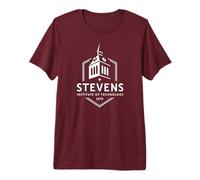Stevens Institute of Technology Logo T-Shirt Haut de Gamme