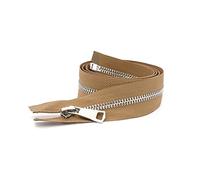 Stevenurr 5# Fermeture éclair en métal 85cm Fermeture éclair à Bout Ouvert pour vêtements Doudoune vêtements Fermetures éclair Fermoir Bricolage Accessoires de Couture, 85cm