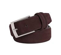 Stevenurr Ceinture en cuir véritable pour jeans femmes et hommes ceinture en daim 100cm-130cm ceinture décontractée ceinture de jeans