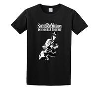 Stevie Ray Vaughan Live Alive Graphic Tee Unisex 100% Cotton Short-Sleeve T-Shirts Black S